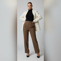 Brown Formal Trouser Pant - A High Quality Formal Trouser Pant With Side Zip and No Pockets